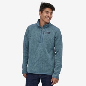 Patagonia Better Sweater® 1/4-Zip Fleece Men’s Size Medium Pigeon Blue Heathered